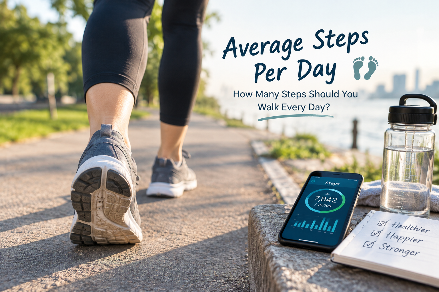 average steps per day