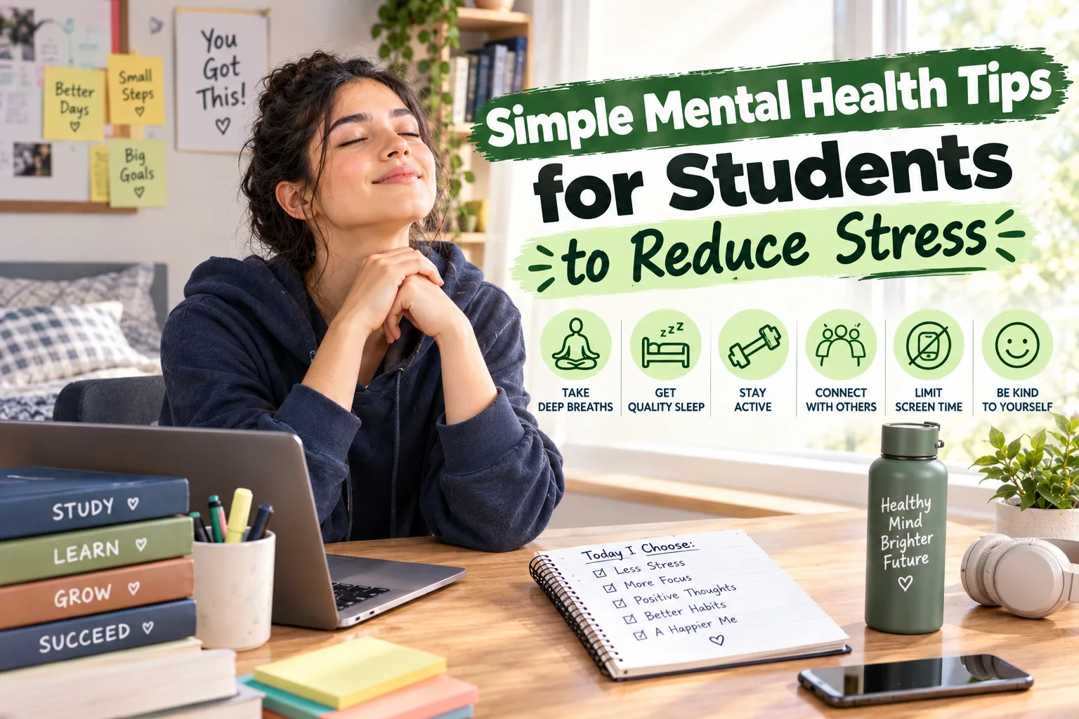 Simple Mental Health Tips for Students to Reduce Stress